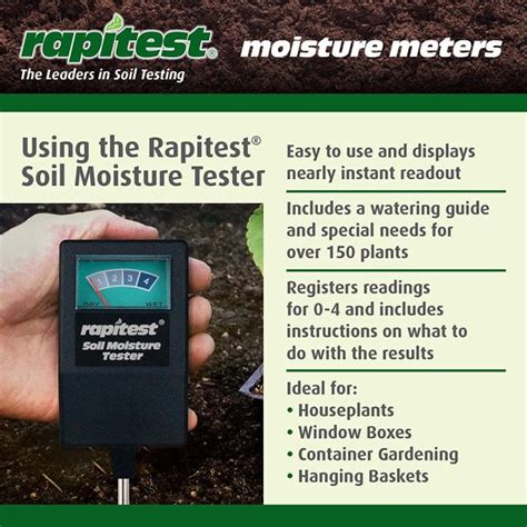 rapidtest plant light and moisture meter|rapitest moisture tester 1810.